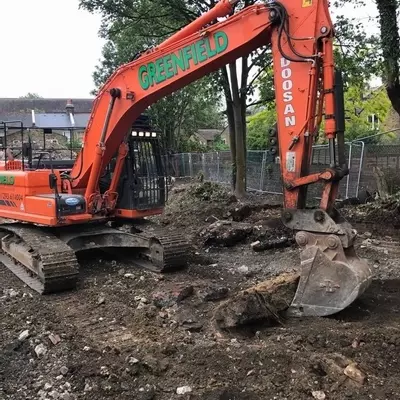 Avonley Road clearing site2